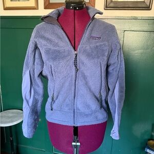 Patagonia Lavender Full-Zip Teddy Fleece Jacket
